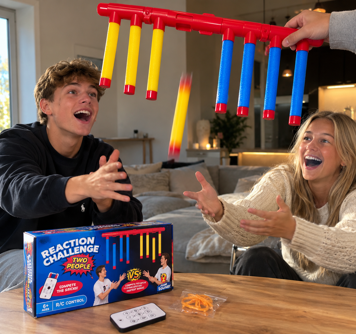 Reflexduellen – Reaktionsspel för 2 spelare