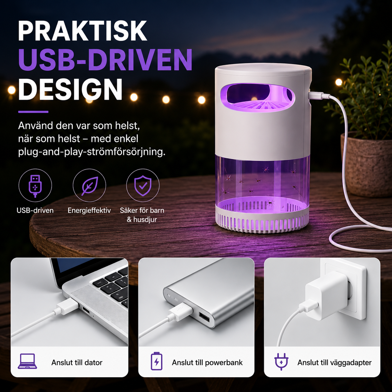 Slipp myggbett och sov ostört hela natten