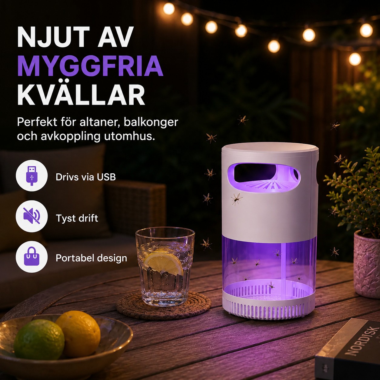 Slipp myggbett och sov ostört hela natten